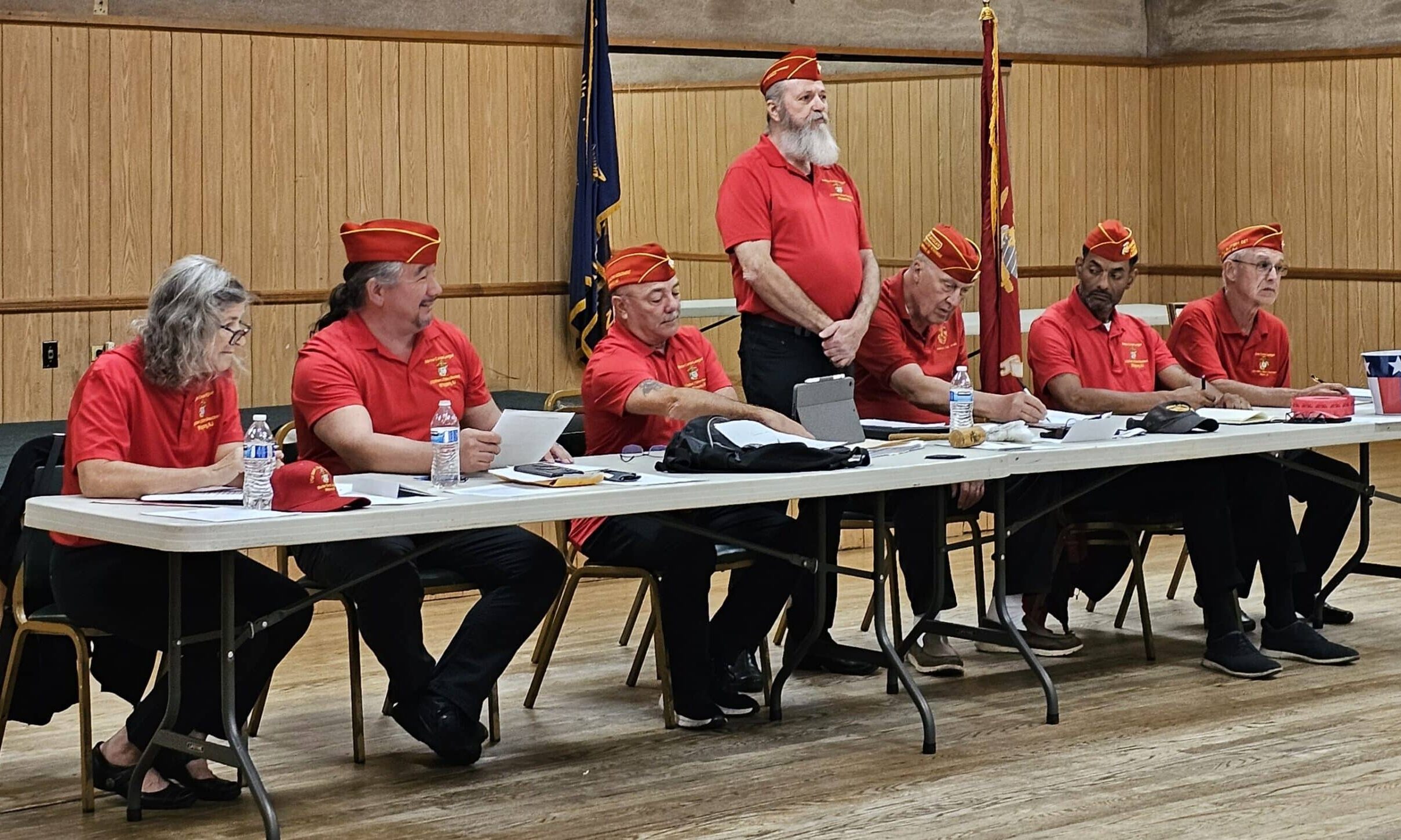 Oct 2025 MCL SLATTERY Officers with Jim Koons as Commandant (standing)