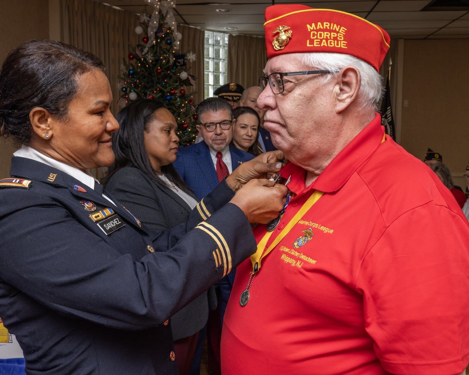 Ed Malicki receiving Distinguished Service and Vietnam Service Medals 12 17 25