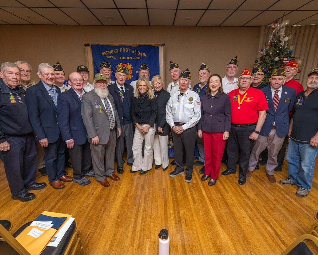 Group of 21 veterans being honored at the NJ Service Medal Ceremony 12 17 25