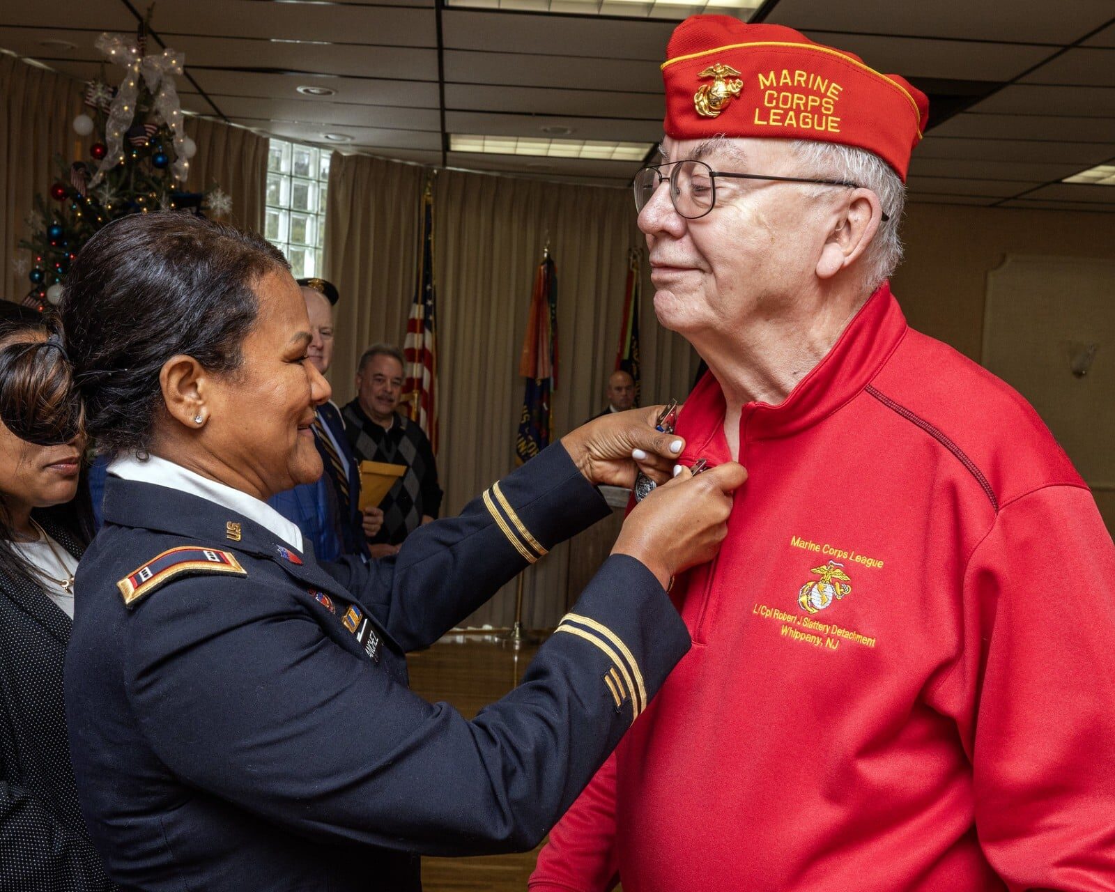 Tom Miller receiving the Distinguished Service and Vietnam Service Medals at the NJ Service Medal Ceremony 12 17 25