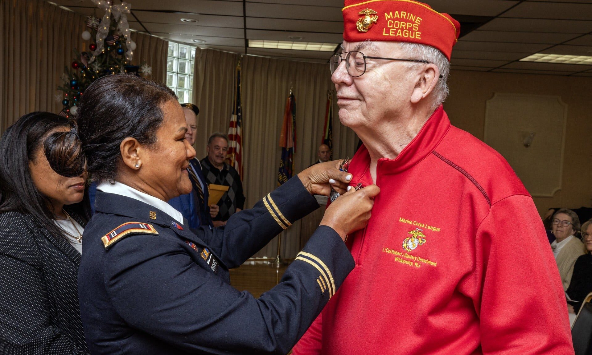 Tom Miller receiving the Distinguished Service and Vietnam Service Medals at the NJ Service Medal Ceremony 12 17 25