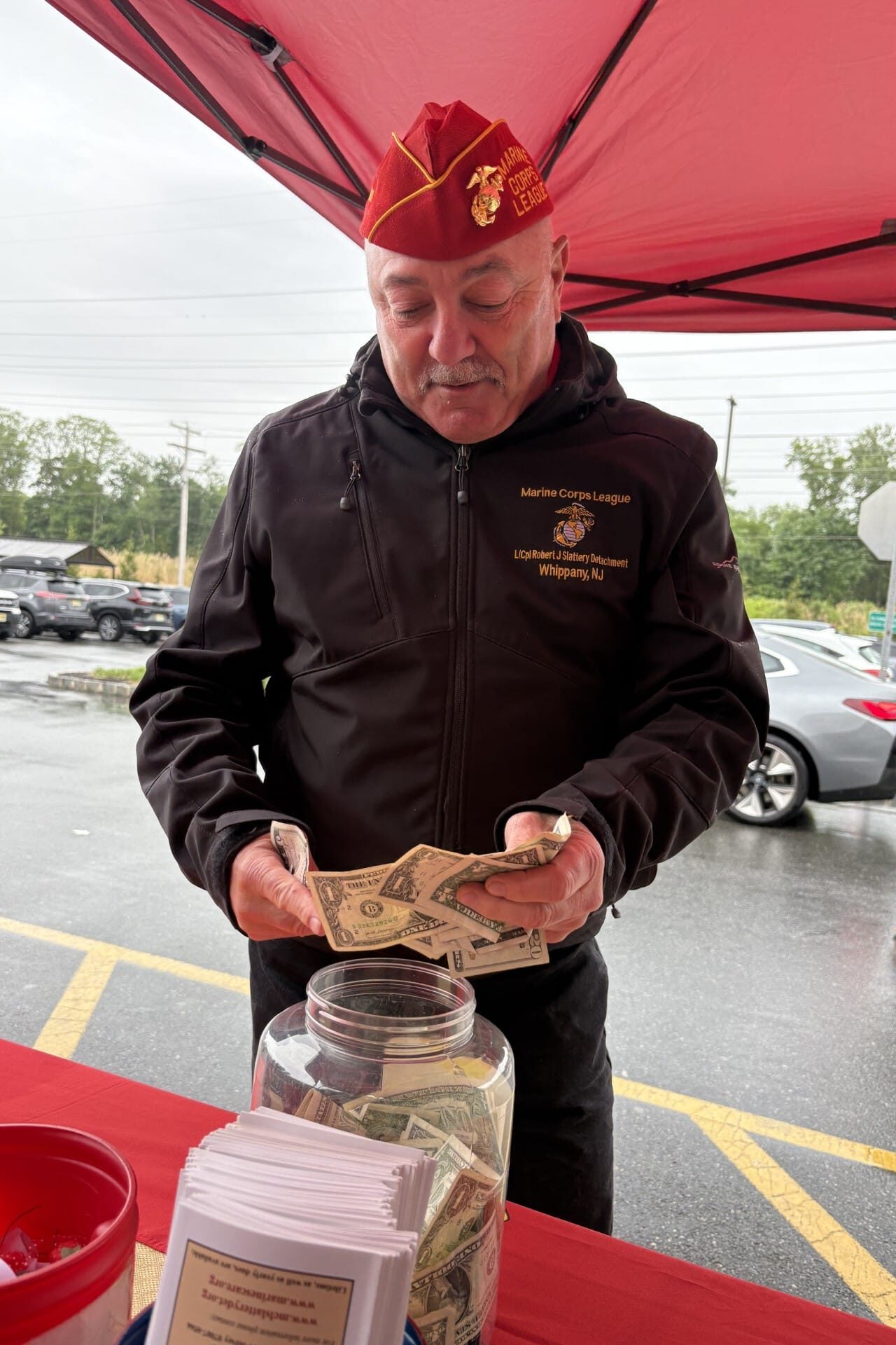 Steve Ferman counting our blessings 5/23/26 at Uncle Giuseppe's