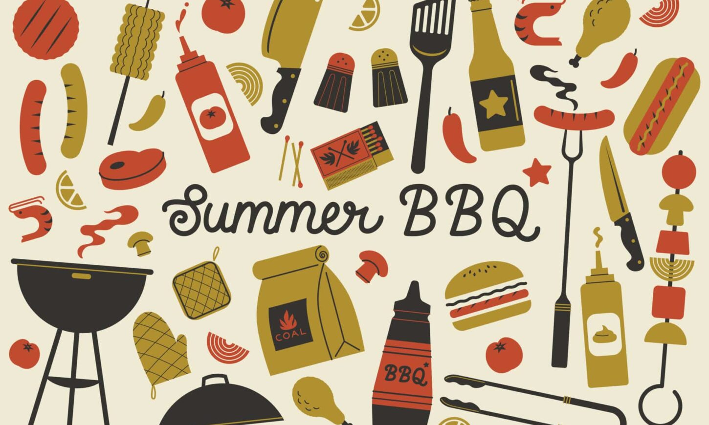 Summer BBQ graphic